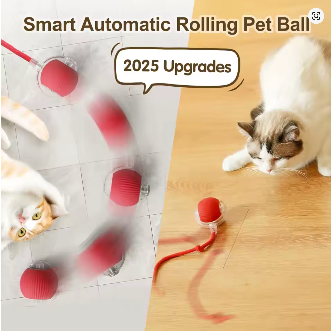 Rechargeable Smart Pet Interactive Toy