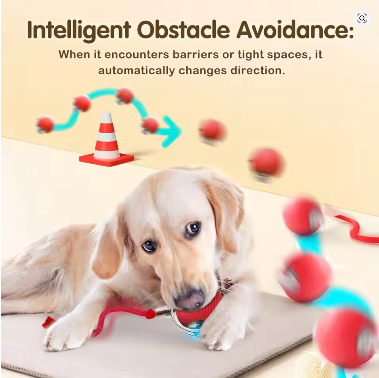 Rechargeable Smart Pet Interactive Toy