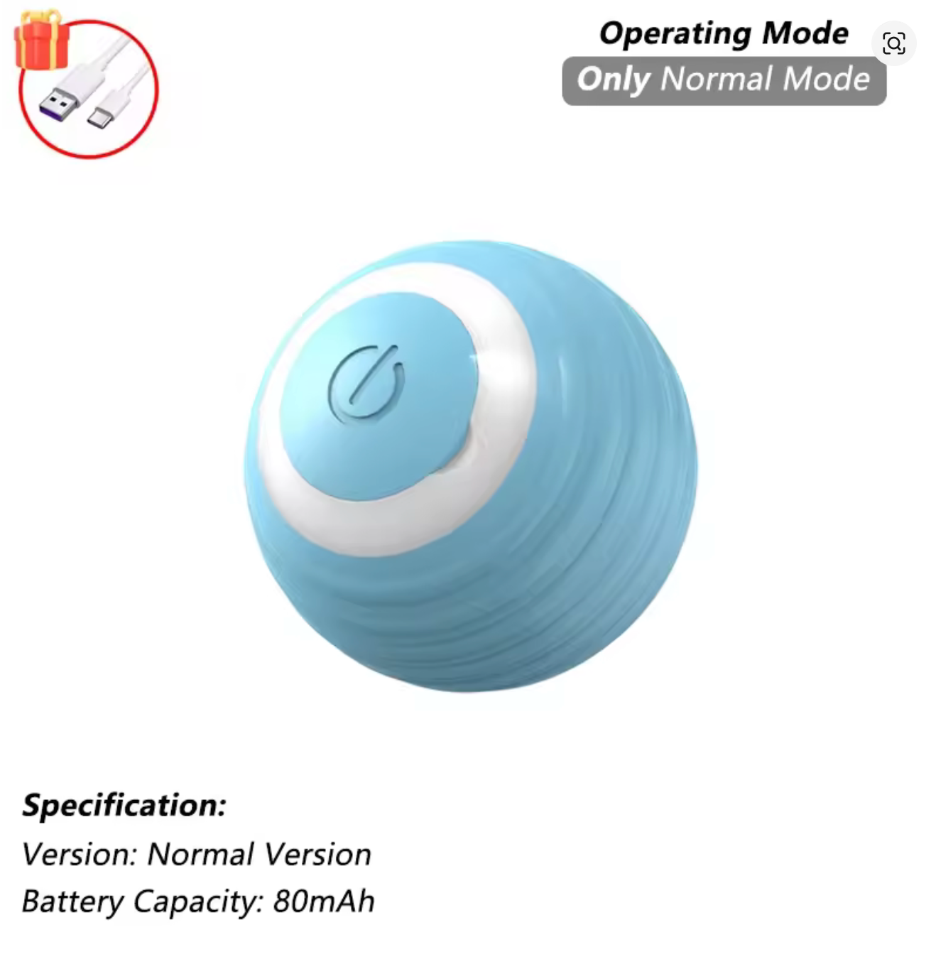 Rechargeable Smart Pet Interactive Toy