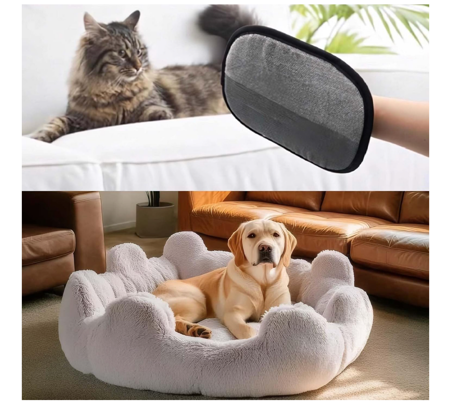 Fur-Free Grip — Reusable Cat Hair Remover Glove🐾