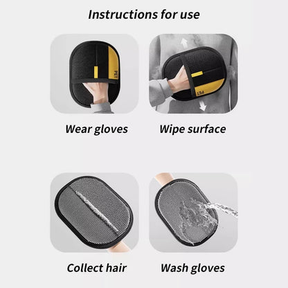 Fur-Free Grip — Reusable Cat Hair Remover Glove🐾