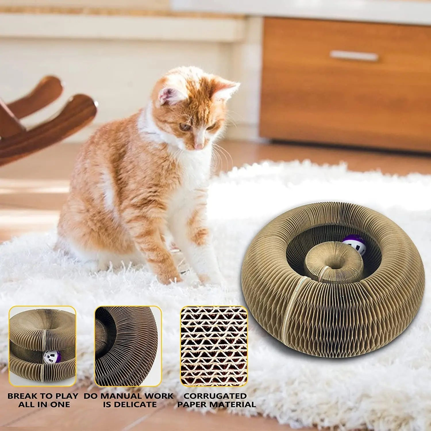 Magic Scratching Board – The Shape-Shifting Playground for Your Cat! 🐾