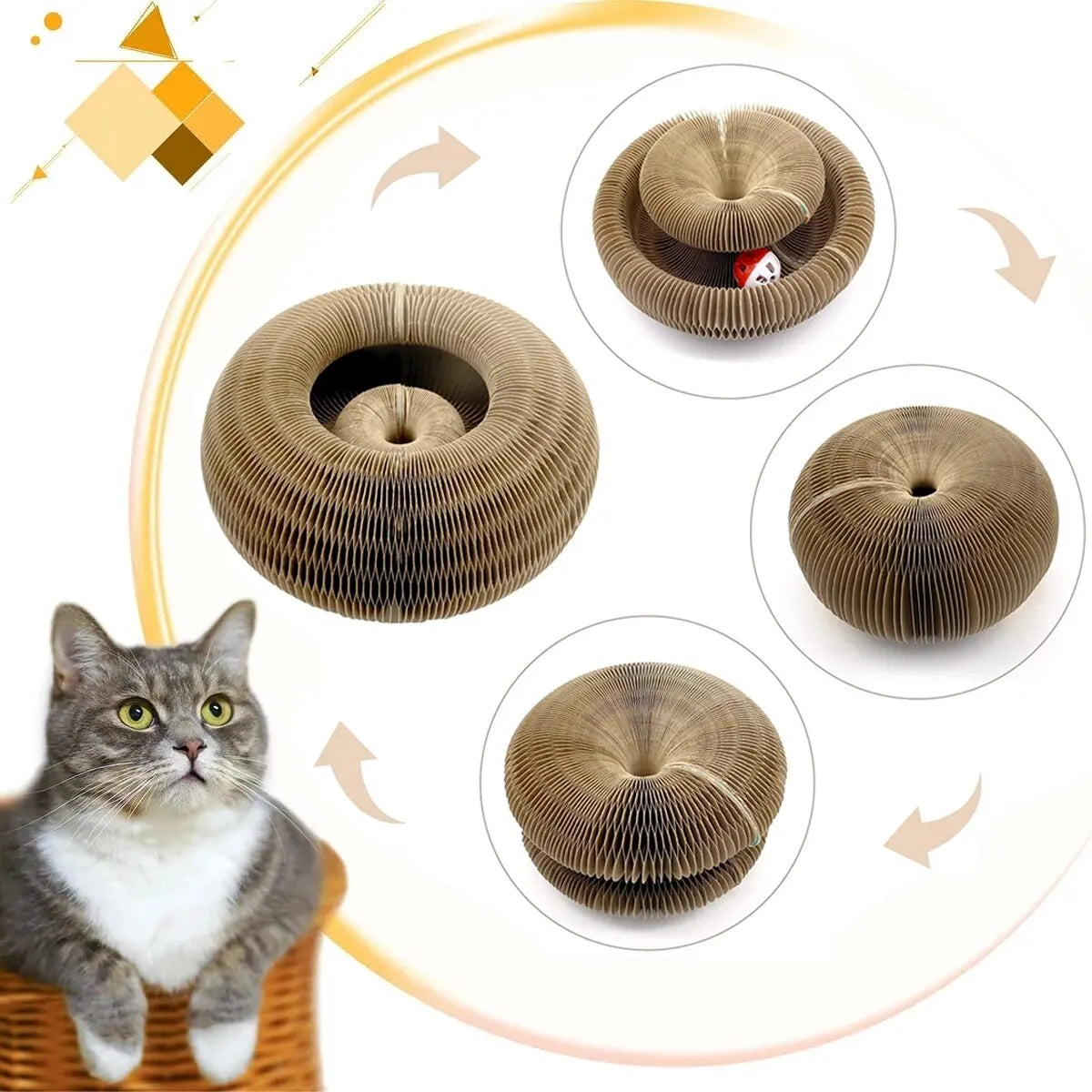Magic Scratching Board – The Shape-Shifting Playground for Your Cat! 🐾